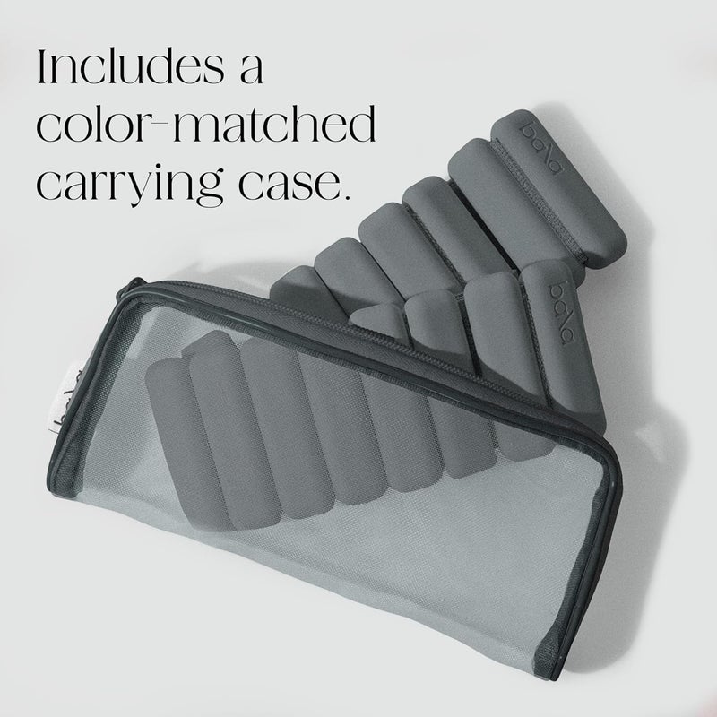 Bala Bangles Wrist & Ankle Weights - Adjustable Weighted Bands for Women & Men - Soft Silicone Arm & Leg Weights for Pilates, Yoga, Walking, Barre, Home Workout & Strength Training Exercise - Image 5